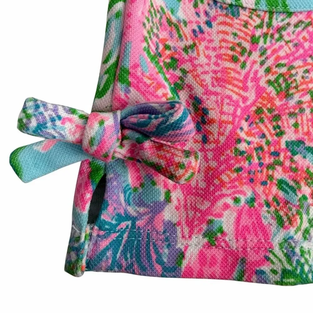Lilly Pulitzer Little Lilly Knit Shift Dress Size M 6-7 Celestial Blue